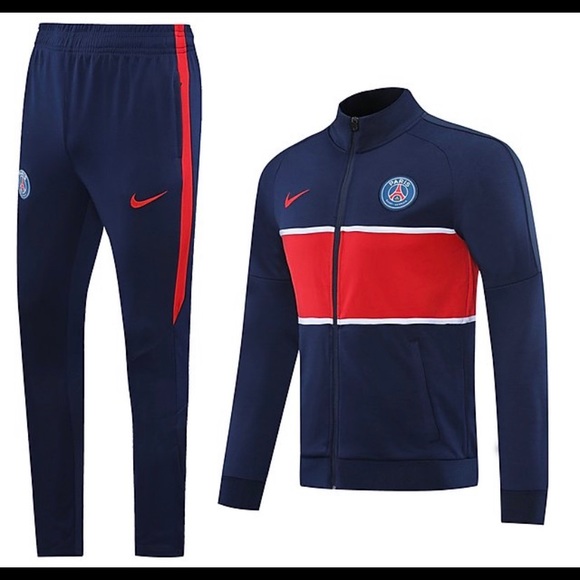 red psg tracksuit